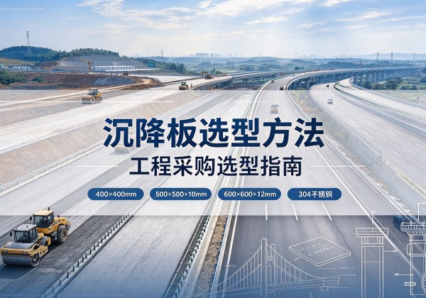 道孚沉降板选择方法